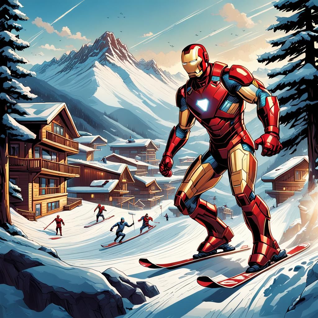 Superheroes on Vacation  by @niina