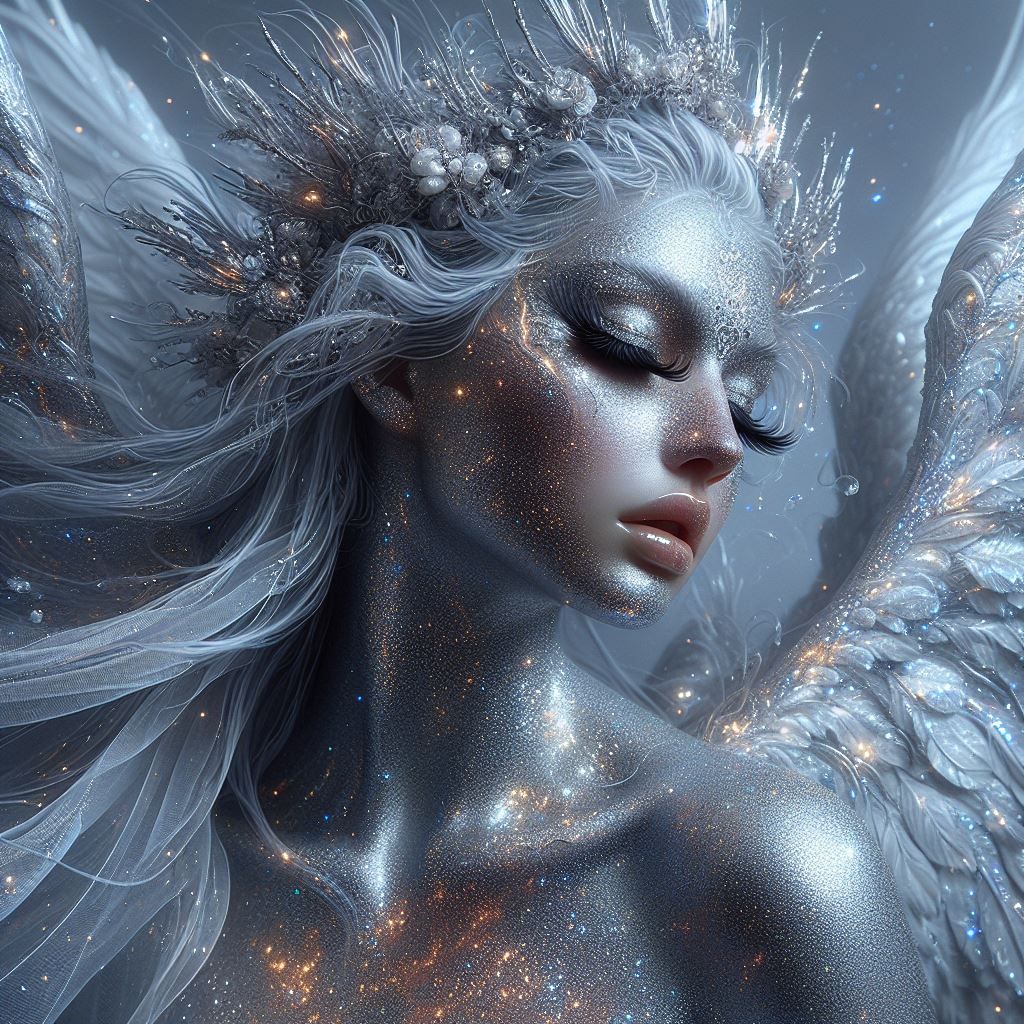 Silver Angel  by @Autumn Dryad