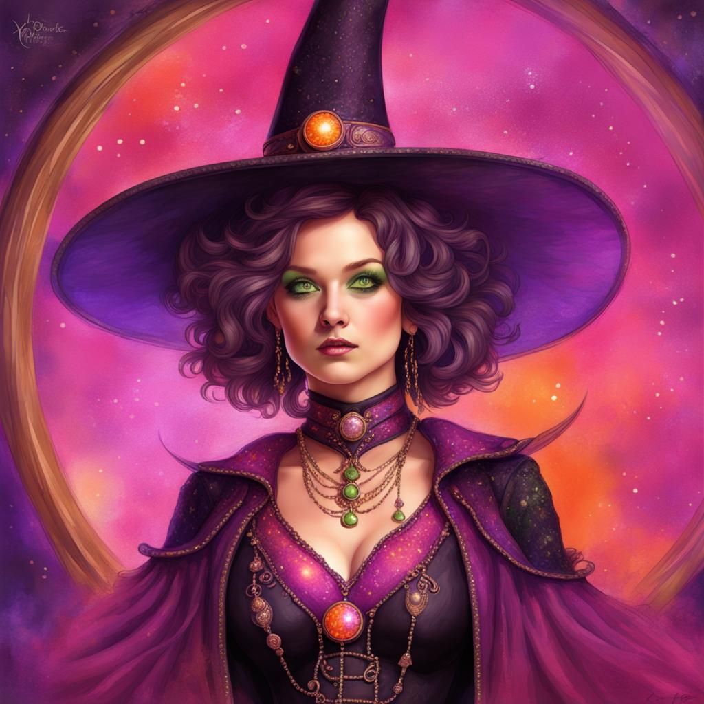 Katie the witch - AI Generated Artwork - NightCafe Creator