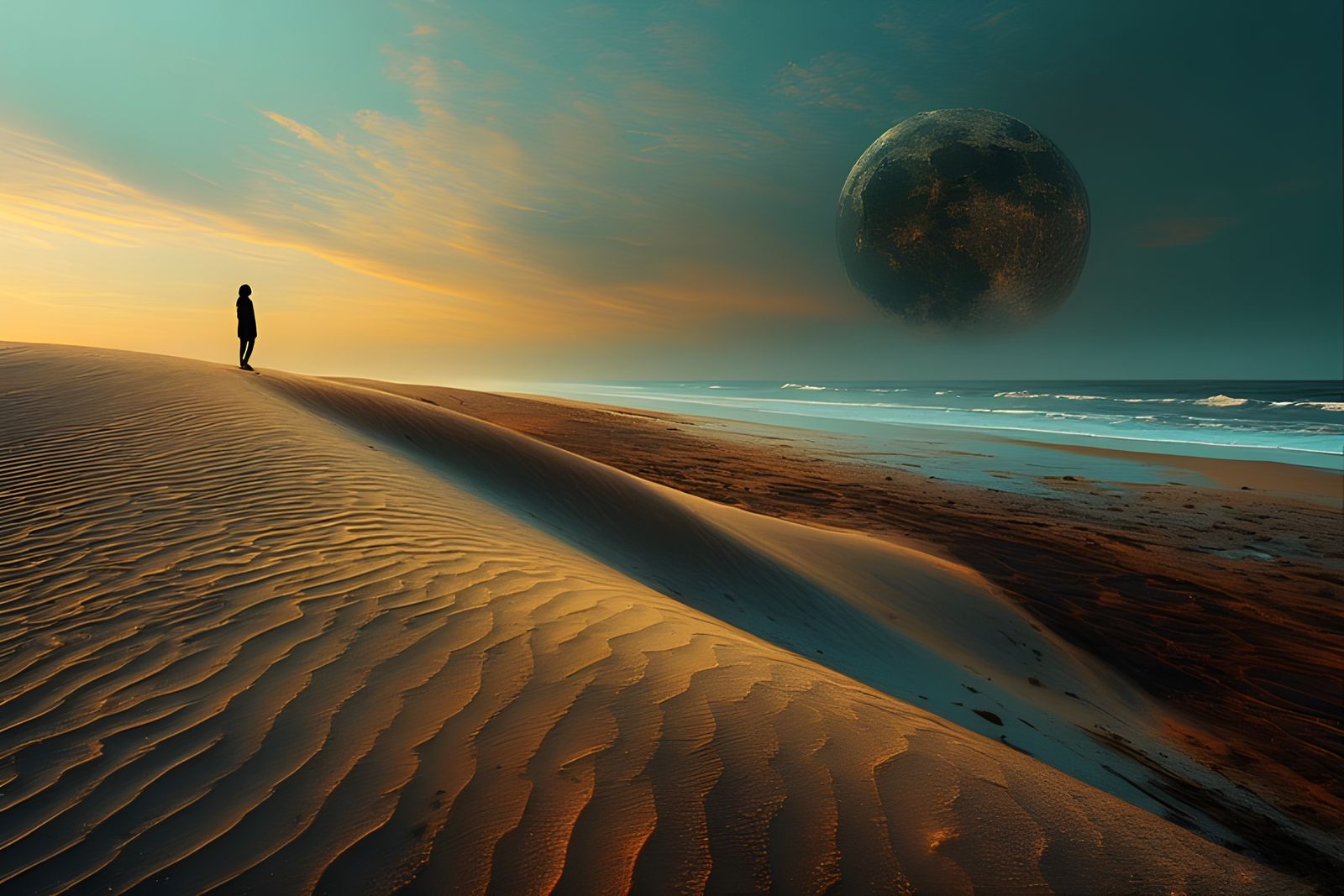 The dunes towards the dream