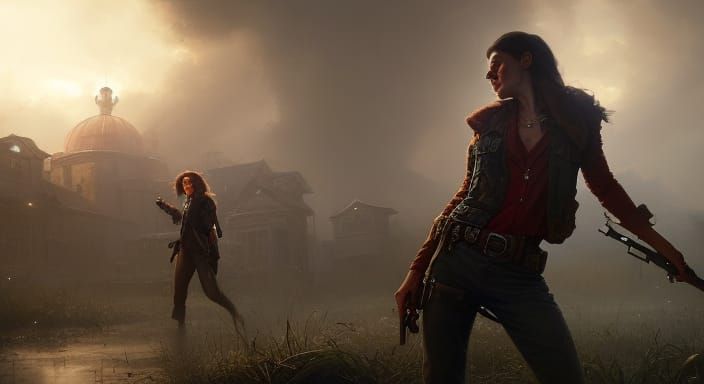 "Janie's Got A Gun" epic dark fantasy masterpiece by Greg Ru...