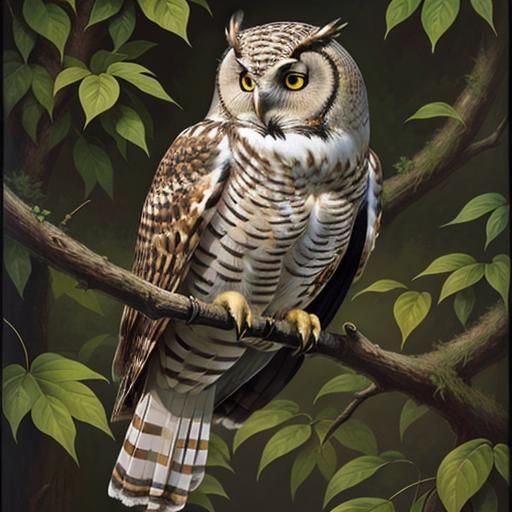 Owl Art: A Tribute to Audubon
