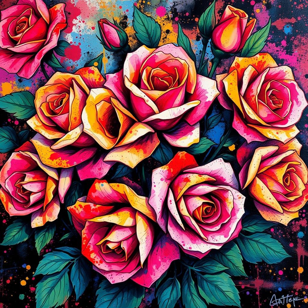 Ink Roses