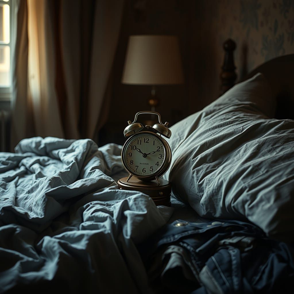 Cozy Bedroom in Muted Futurism