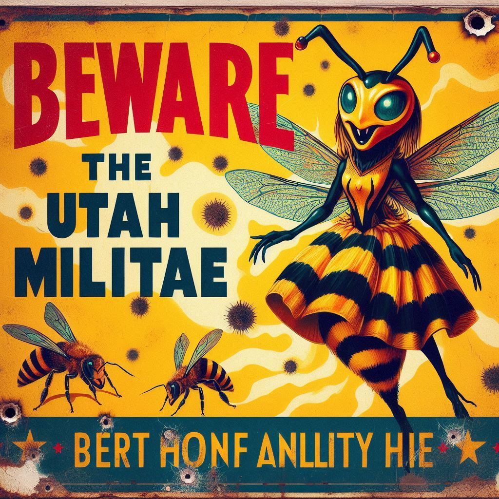 2060s post apocalyptic, enamel sign art, sun bleached, rust, bullet holes, radiation burned, solarized, exposed film re-developed washed, ne...