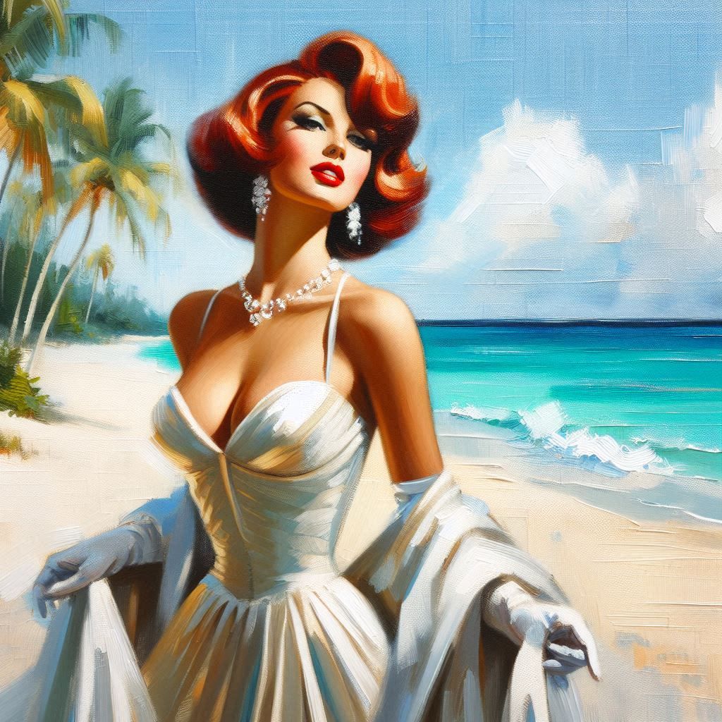 "Beauty on the Beach" A Tribute to Gil Elvgren