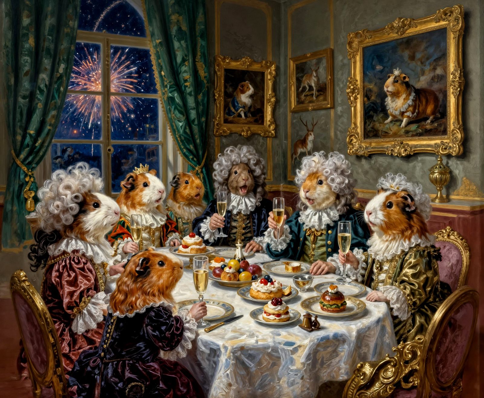 A Regal New Years Party  by @KBunny001