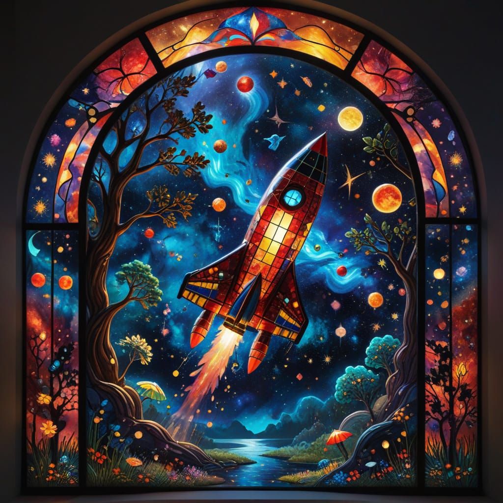 Window dreams of soaring into space.  by @kjscosm 