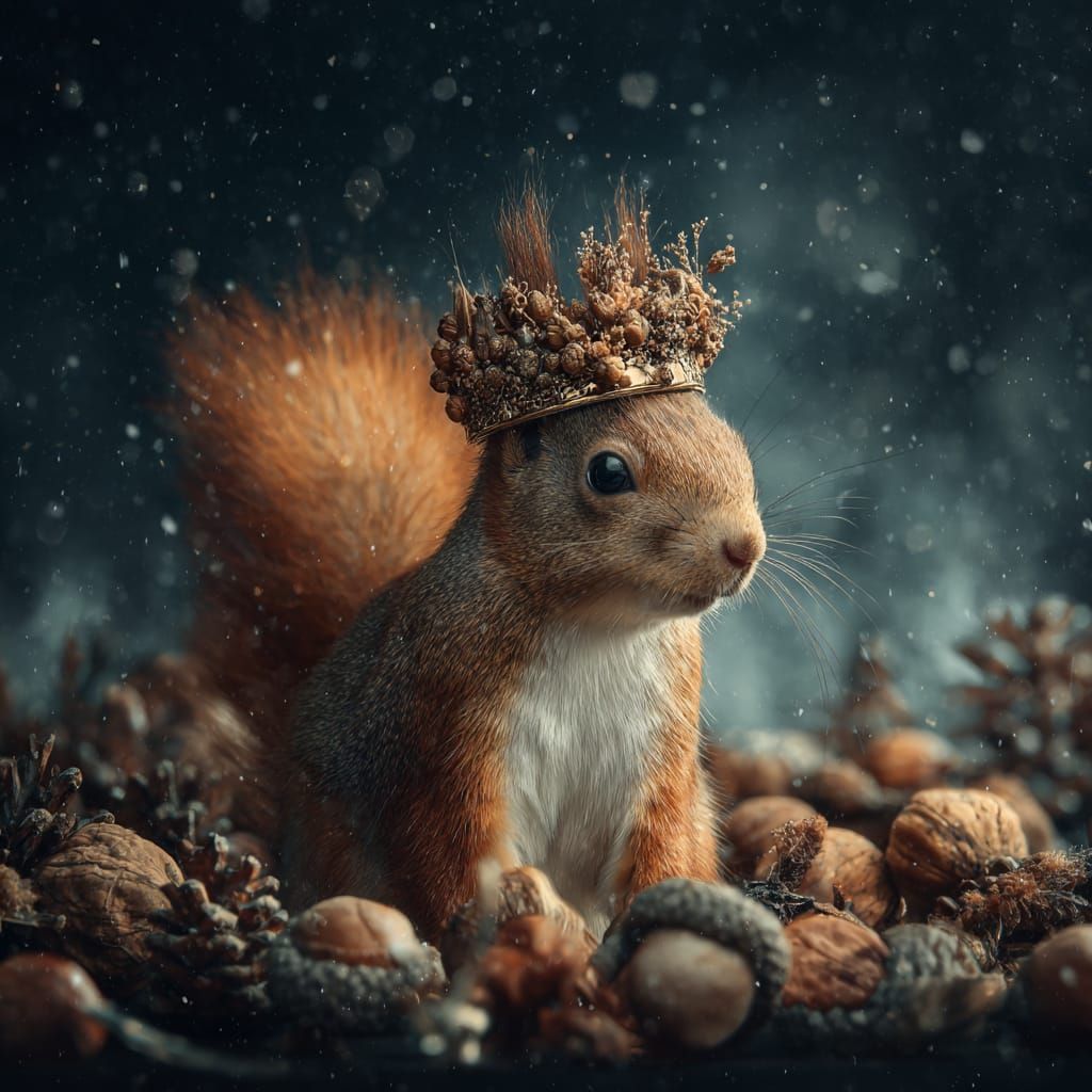 King Squirrel's Snowy Throne