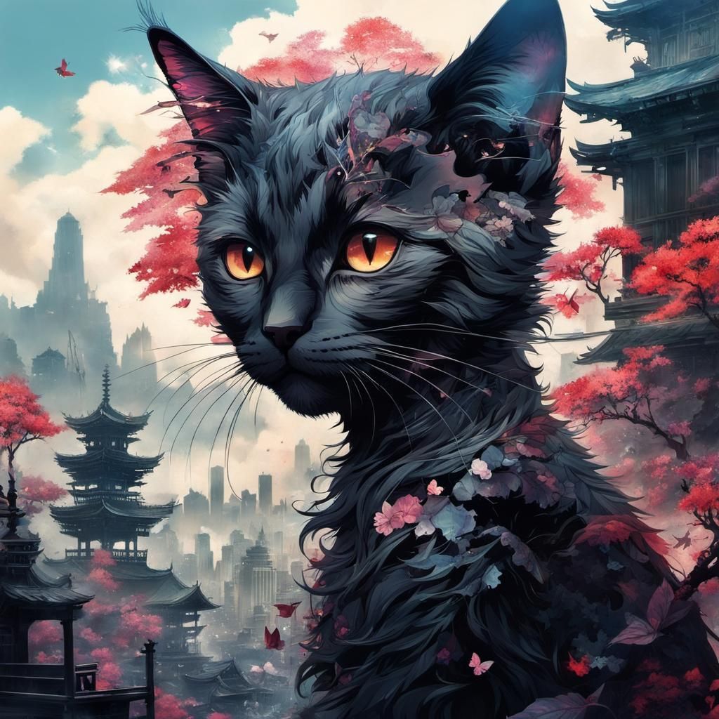 what about the cat?  by @Here I am Once again