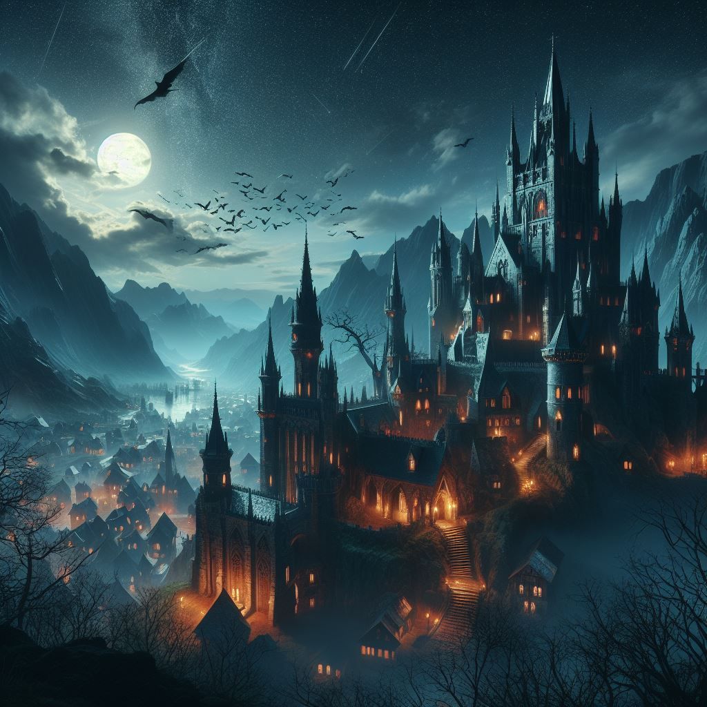 Castle Dracula - AI Generated Artwork - NightCafe Creator