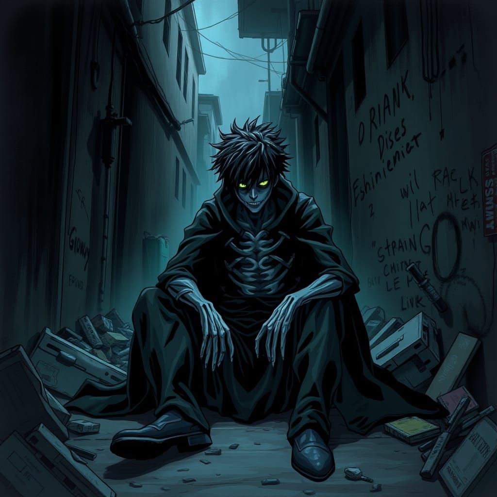Ryuk from Deathnote  by @Kimber