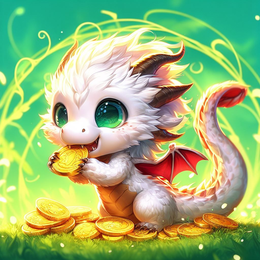 Chibi Gold Dragon