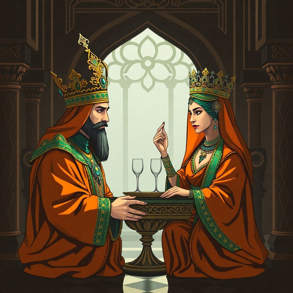 Persian King and Queen