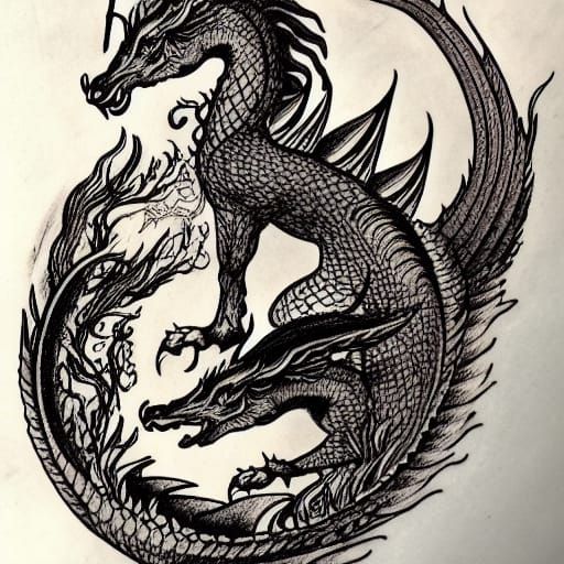 Pen and ink, primitive, Elvin, Elvish, ancient, brushwork, t...