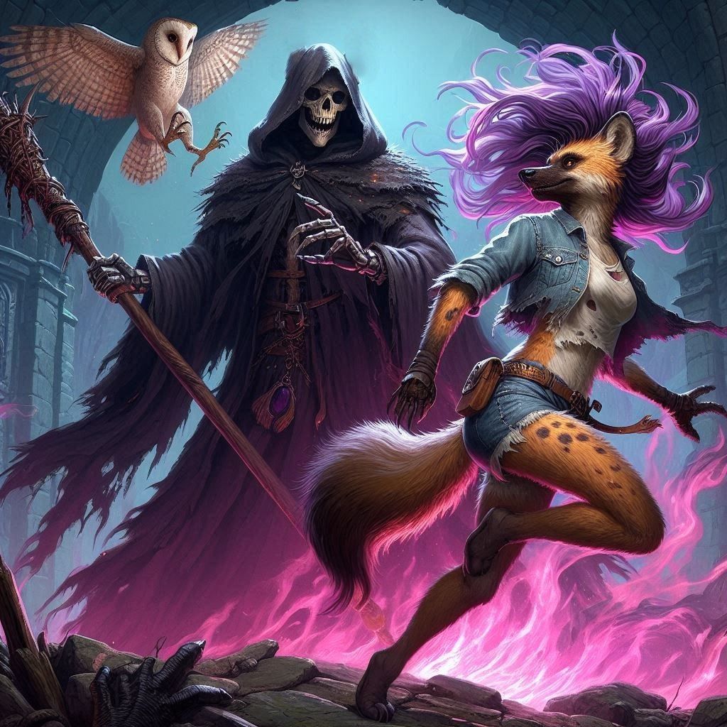 Scuzzy and Dookie Face the Lich