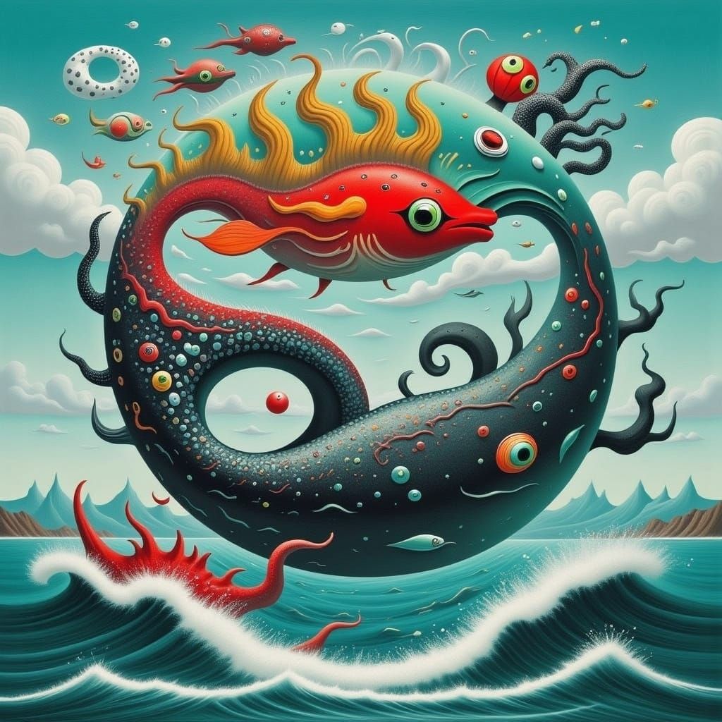 <lora:KRAKEN SEA:1.0>