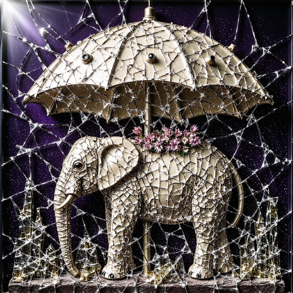 Shattered glass LoRA (Flux) - AI Image Generator - NightCafe