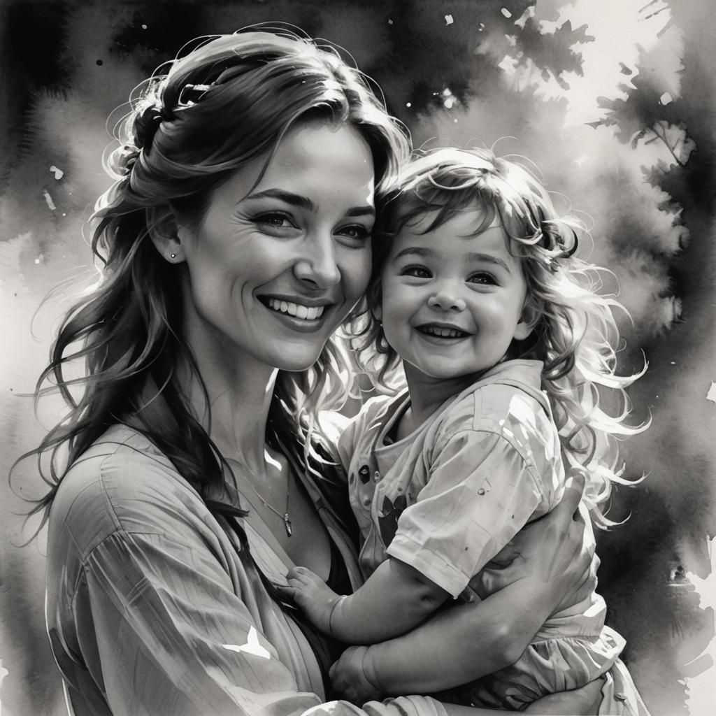 Mother and child   by @Bronwyn