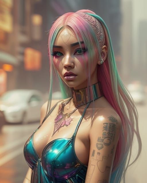 Elegant beautiful gorgeous young woman