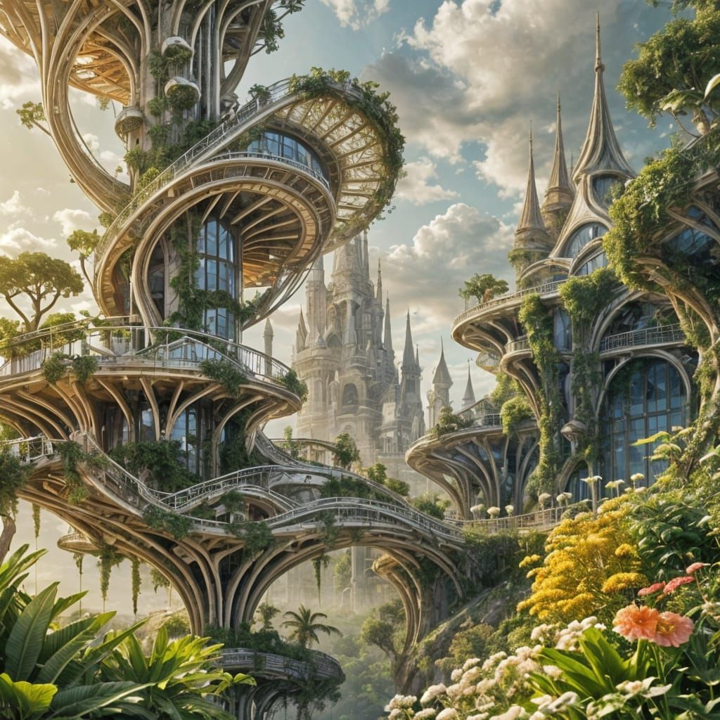 Growing a city of Sun  by @DAIV