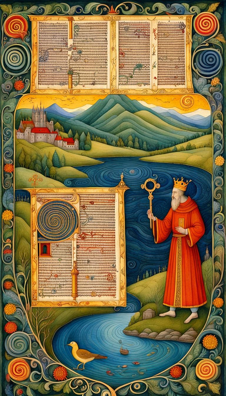 King Arthur Waits For the Lady in The Lake
