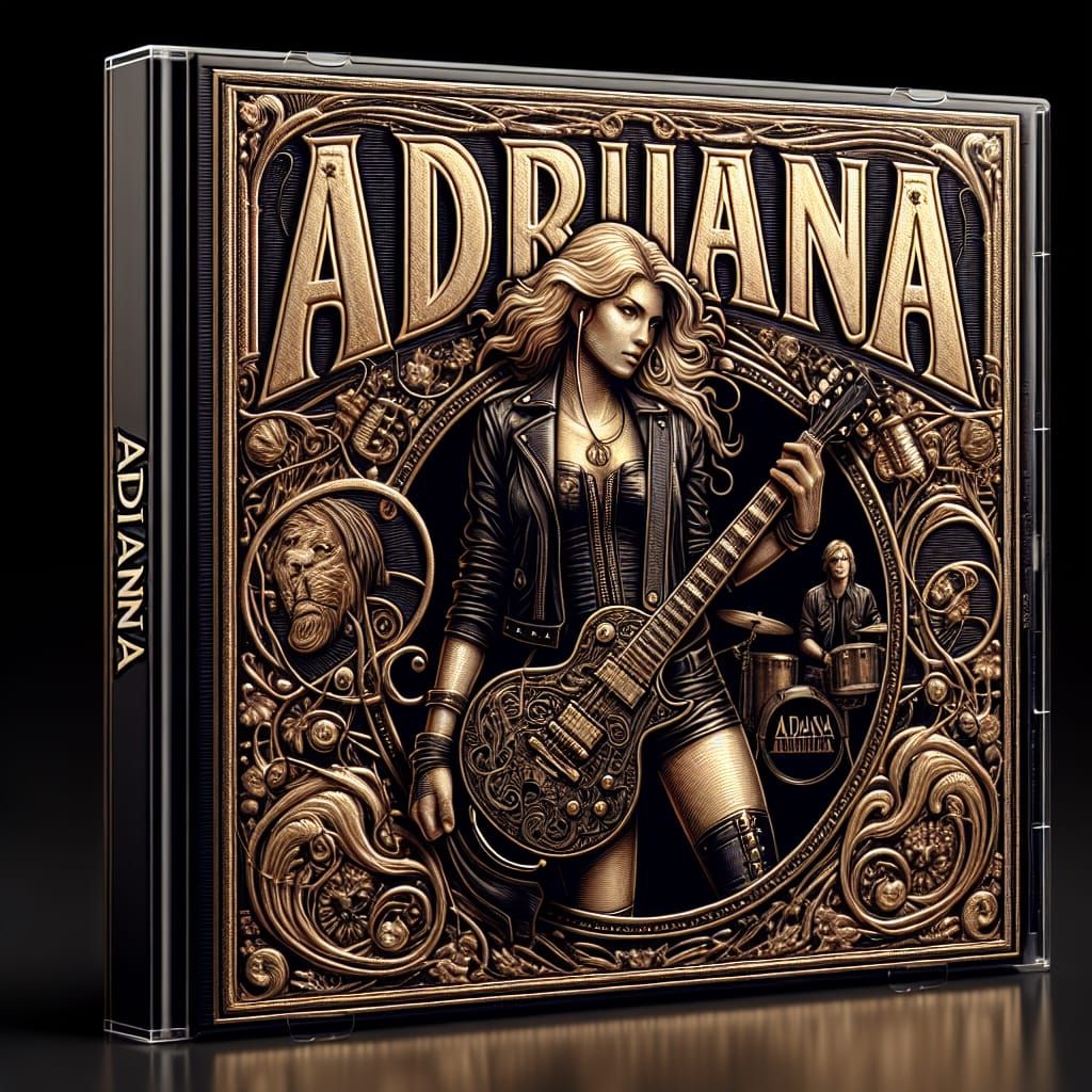 Designed album covers Adriana  by @Hennie