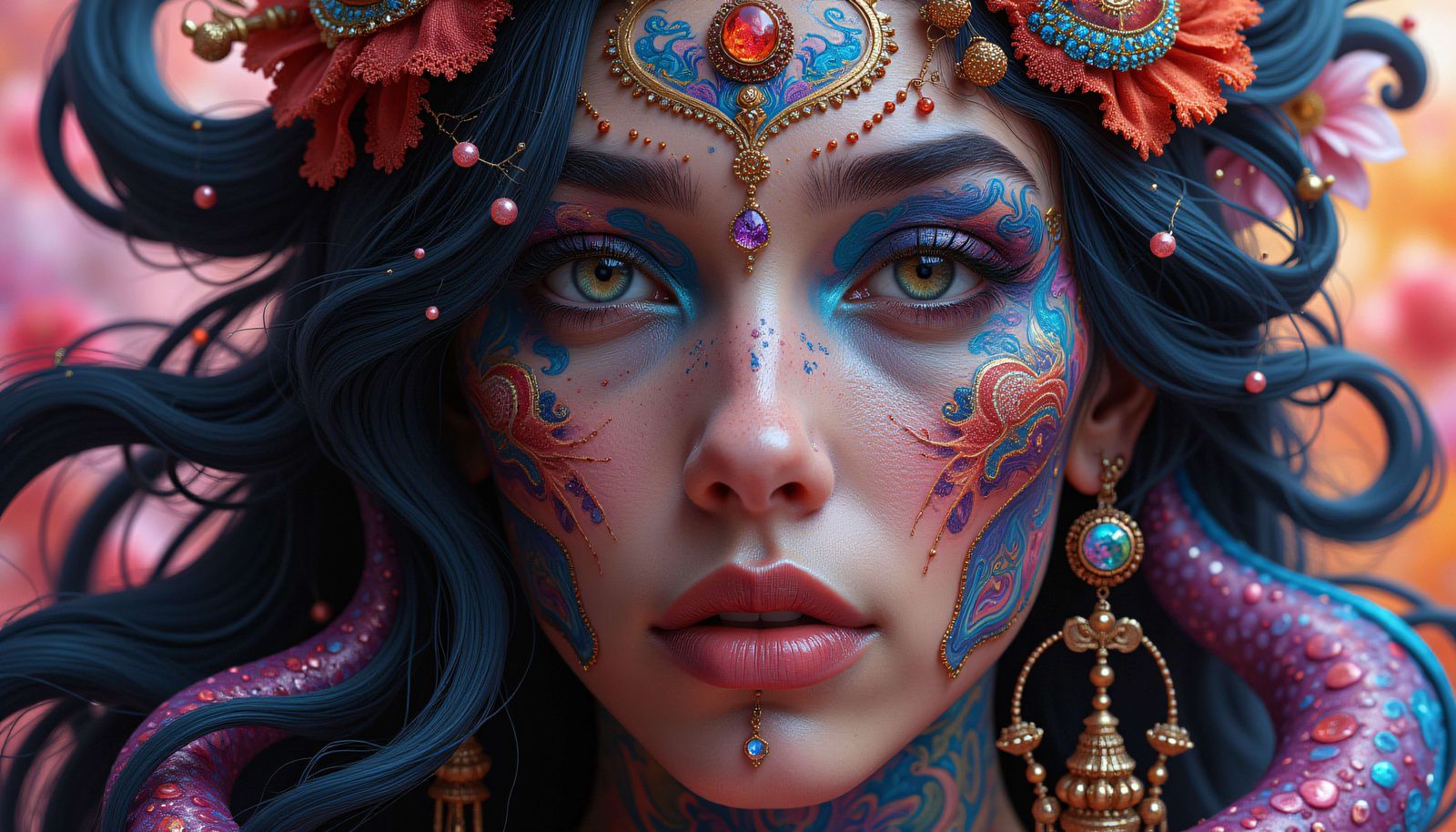 Filter macro abstract art,intricate illustration,Graffiti Art,vibrant illustration,creative enhancer