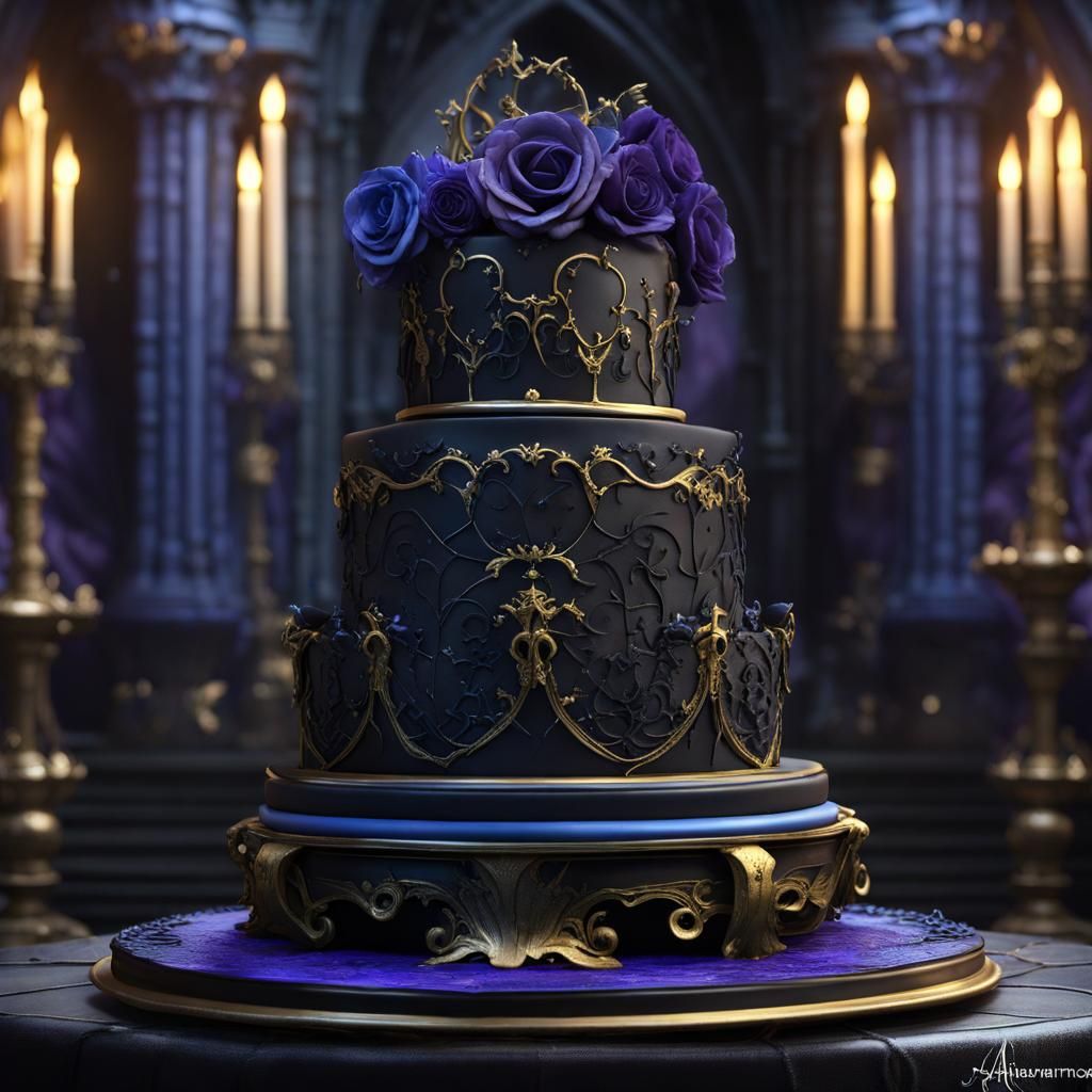 A wedding cake  by @WOLFIE