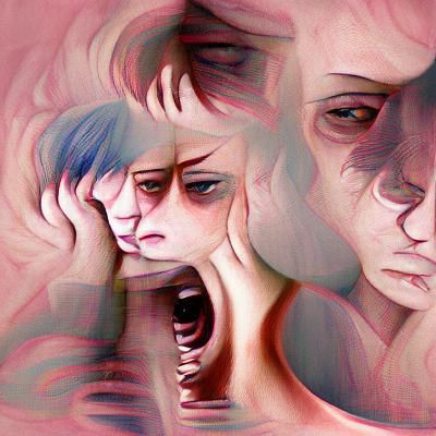 Guilt anxiety fear stress dysphoria obsession isolation