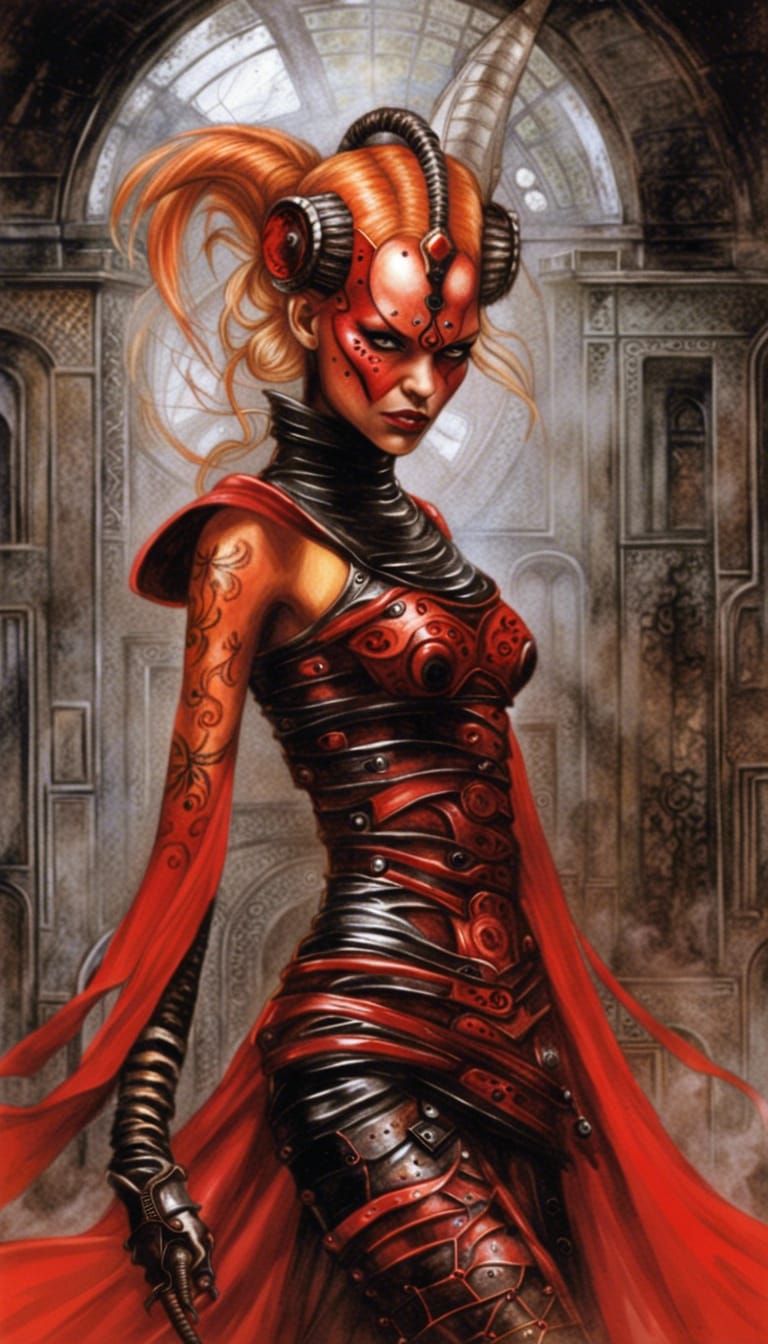 Darth Talon's Dynamic poss like fashion model art in a Luis ...