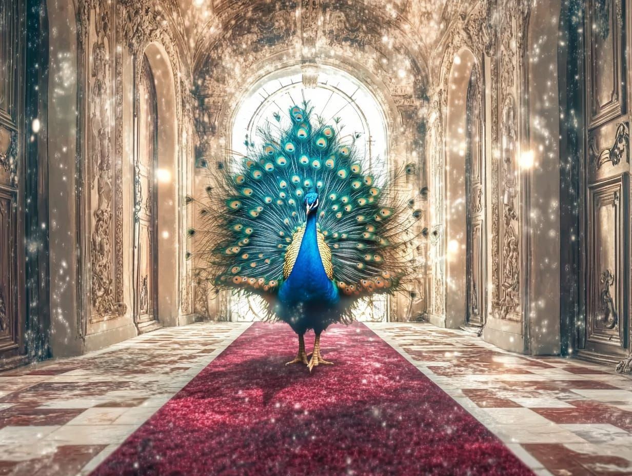 famous peacock