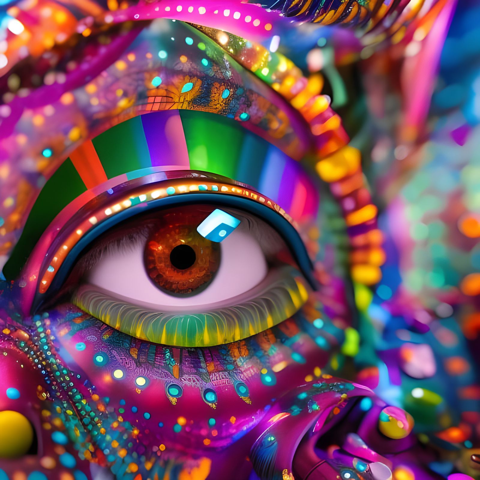 Kaleidoscope Vision AI Generated Artwork NightCafe Creator