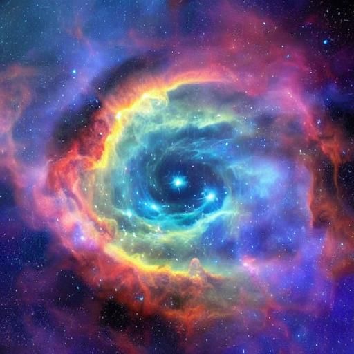 Void, no stars, Extreme dust clouds, epic, Vastness, vast, dark, faded, colorful, center, web, strands, connection <lora:Voids:1.0>