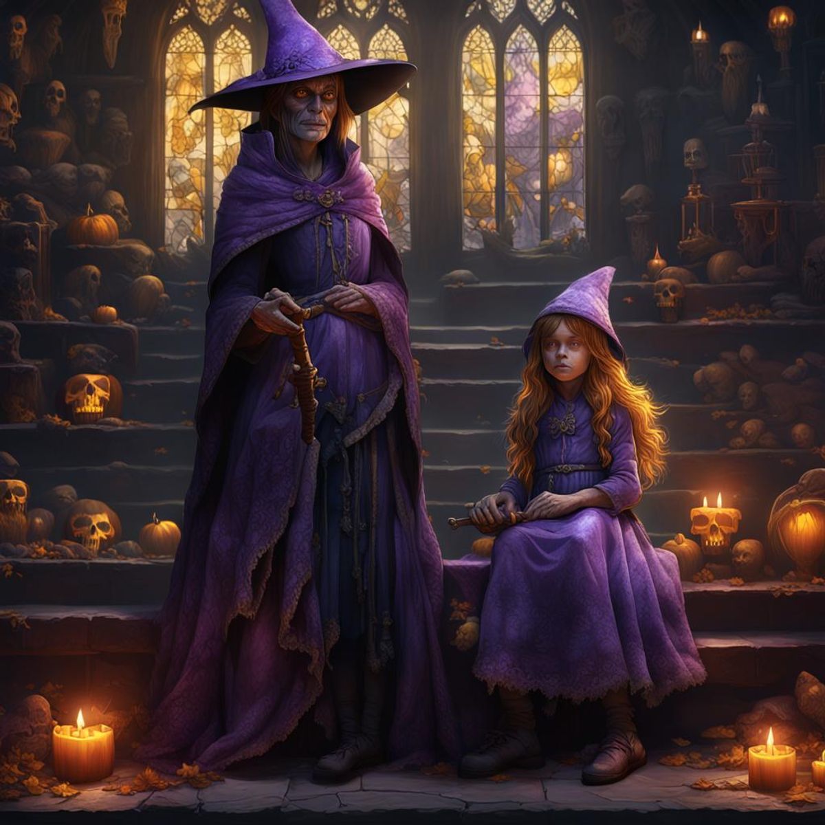 Good old witch Matilda, with her adult necromancer granddaughter Jesse ...