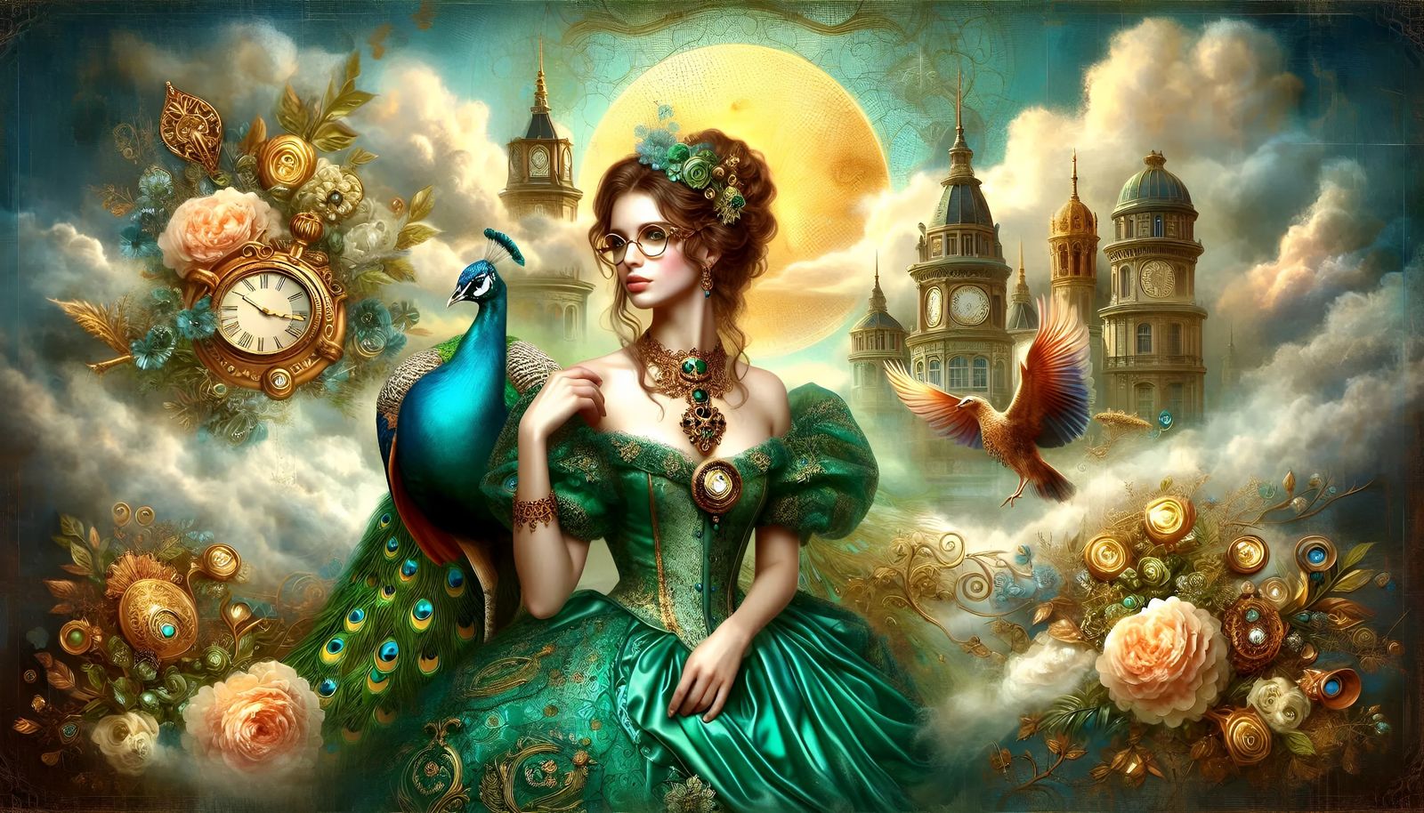 “The Time-Travelling Peacock Princess”