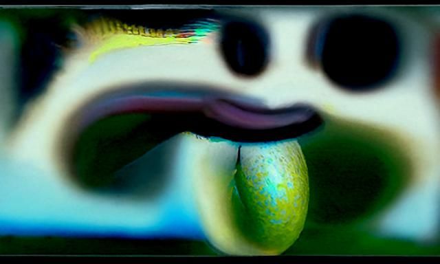 Silver Sports Car in Neon Cityscape