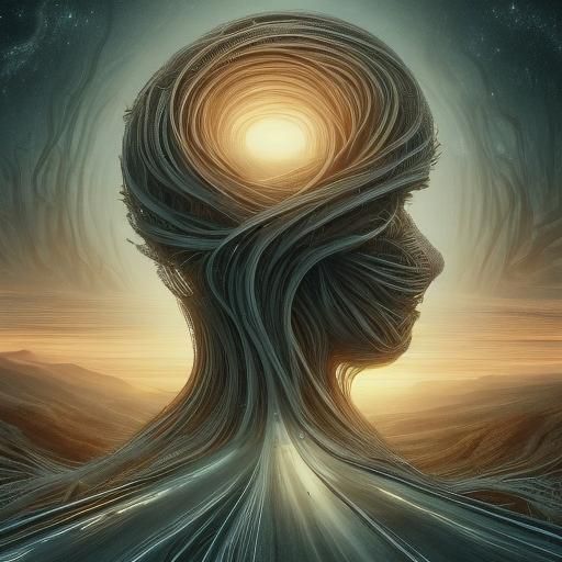 <lora:Roads-vSD-1-5:1.0> Roads leading into the mind, brain art of the roads going into the mind of a man, concept art inspired by Igor mors...