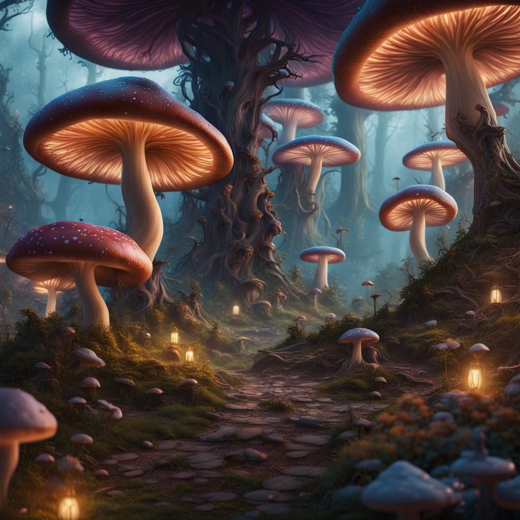 Faerie Home - AI Generated Artwork - NightCafe Creator