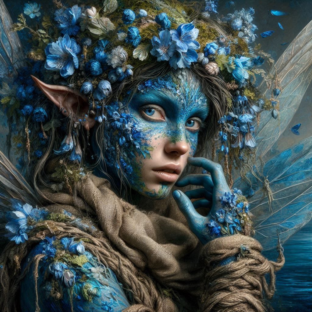 Blue Dryad Portrait