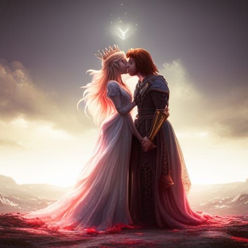 princess people kisses