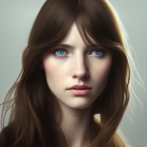 portrait of a young woman - AI Generated Artwork - NightCafe Creator