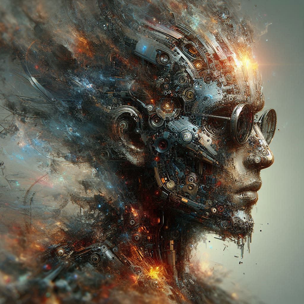 double exposure beautiful fantasy portrait landscape..