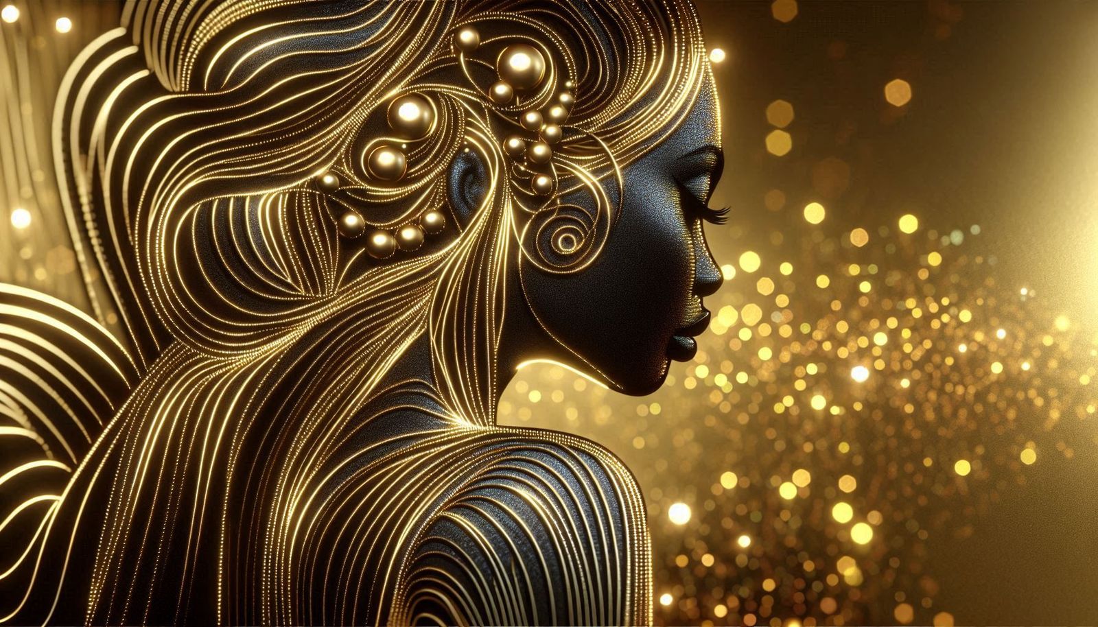 Gold woman