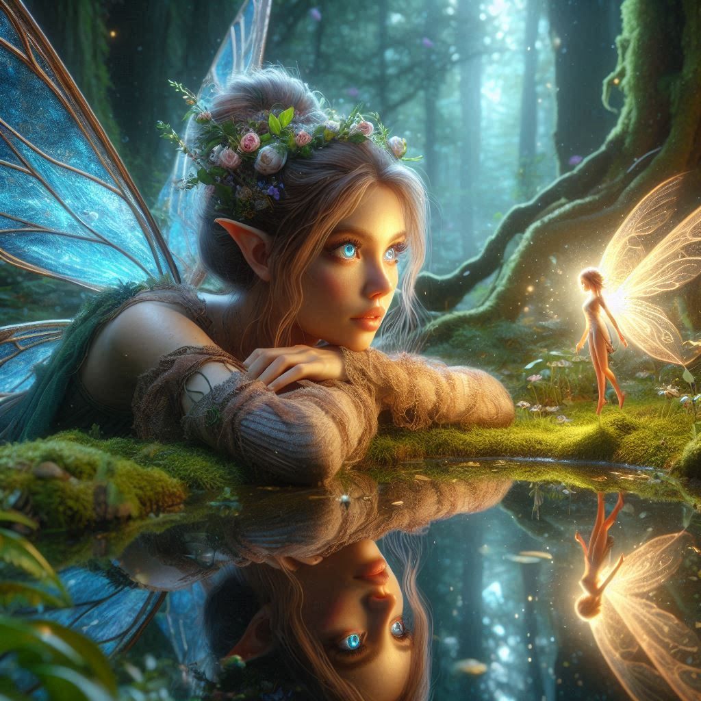 Fairy and the wood sprite 2