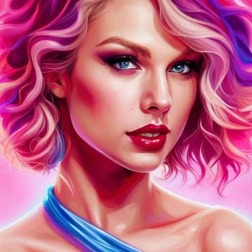 Taylor Swift Series#7 - Lover - AI Generated Artwork - NightCafe Creator