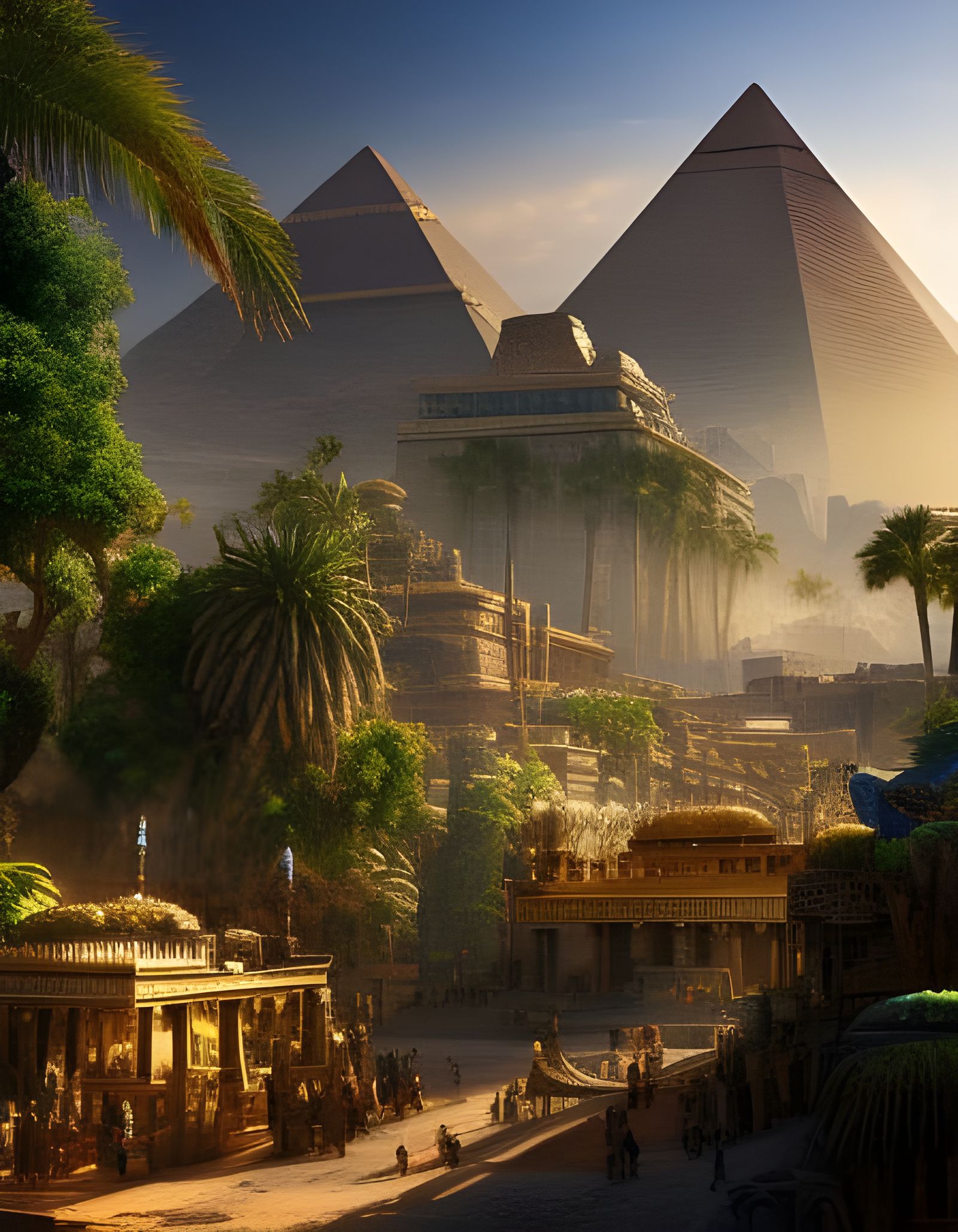 Egyptian seaport 7  by @Ralph E Vaughan