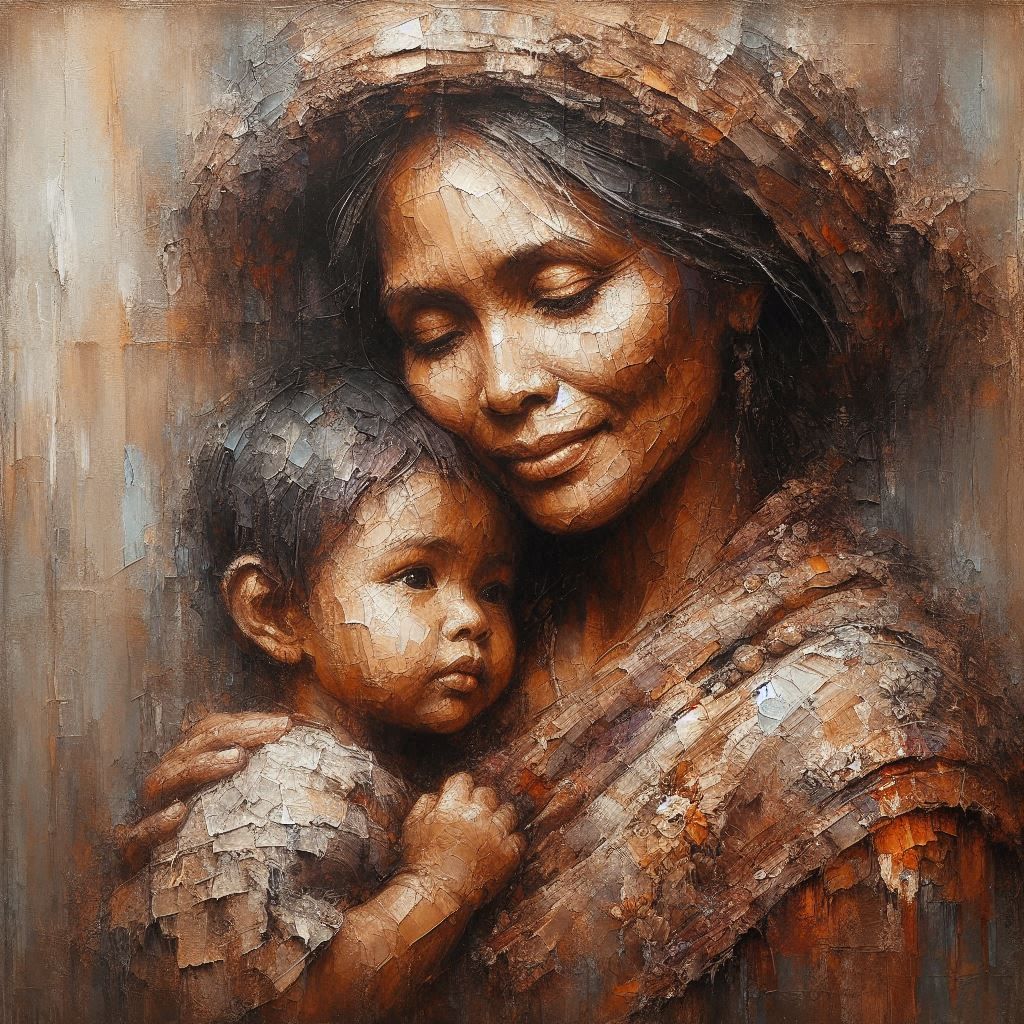 Warmth of a Filipina Mother's Hug