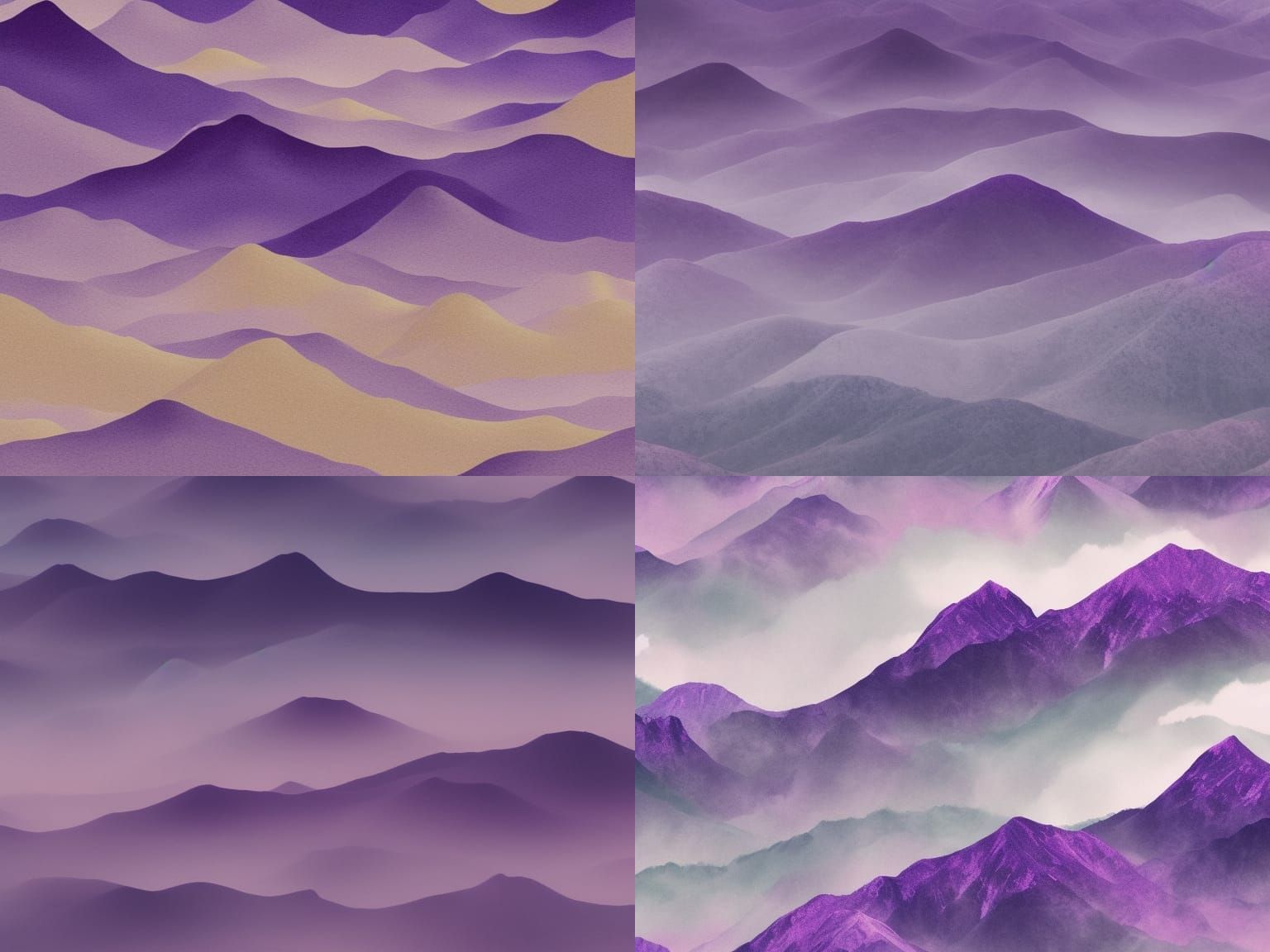purple ranges AI Generated Artwork NightCafe Creator