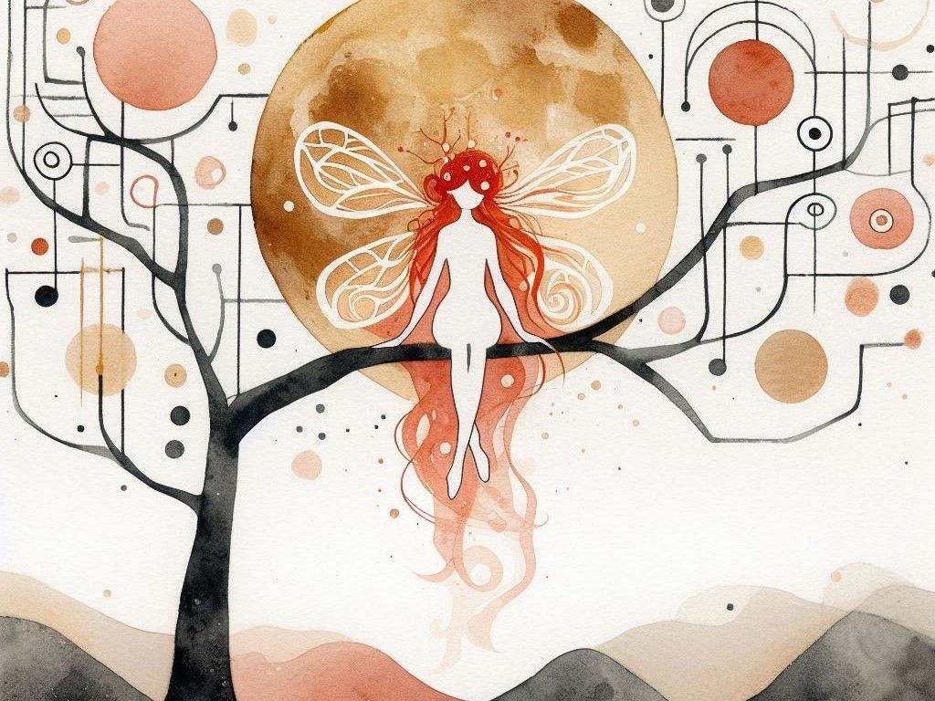 Minimalistic art - Fairy 3